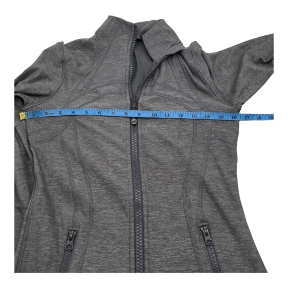 Lululemon Jacket Women's 6 Gray Define Luon Athleisure Sportswear Gym Crossfit - Picture 4 of 6